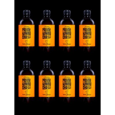 Prostě Kombucha BIO Yerba Mate s příchutí mango 8 x 400 ml – Zbozi.Blesk.cz