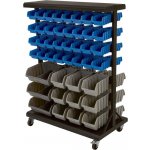 Oboustranný kovový pojízdný organizér na šroubky s 88 plastovými boxy (14/88) - SBRM3388 AHProfi – Zbozi.Blesk.cz