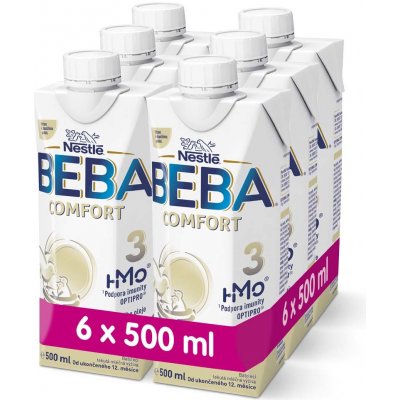 BEBA 3 COMFORT HM-O 6 x 500 ml – Zbozi.Blesk.cz