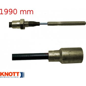 Knott Lanovod brzdový 1990/2200 mm, závit M8