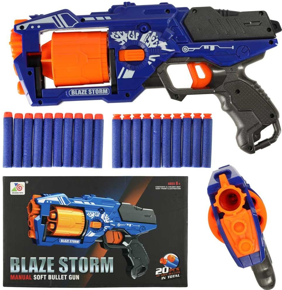 Nerf Kik dětská pistole Blaze Storm + 20 nábojů od 206 Kč - Heureka.cz