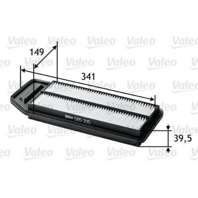 Vzduchový filtr VALEO 585335 – Hledejceny.cz