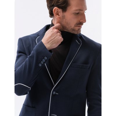 Ombre Clothing Pánský elegantní blejzr Rocco navy M81