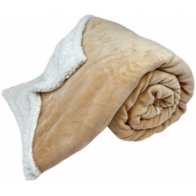 Home Elements Deka s beránkem jednobarevná Béžové růže 150x200 – Hledejceny.cz