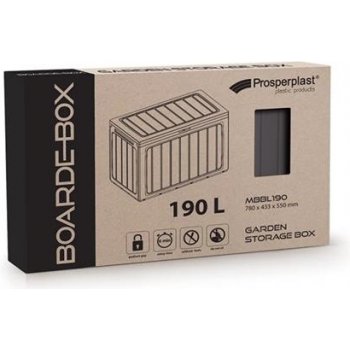 PROSPERPLAST BOARDEBOX 190 l hnědý MBBL190