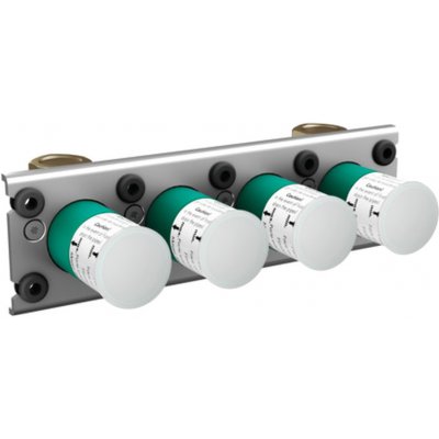 Axor Edge - Základní těleso pro termostat s instalací na zeď / pod omítku pro 3 spotřebiče, 45443180 – Zboží Mobilmania