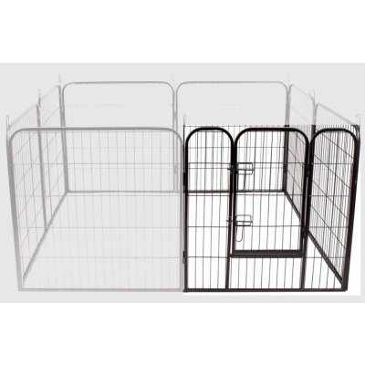 BestPet Díl s dvířky pro ohrádku 80 x 80 cm – Zboží Dáma