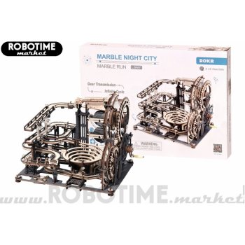 Robotime Rokr 3D puzzle Marble Night City Kuličkodráha LGA01 294 ks
