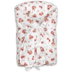 Baby Nellys Klasická retro zavinovačka LALLY šněrovací s výplní Kačenky růžová bílá – Zboží Mobilmania