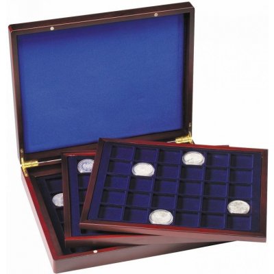 Leuchttrum VOLTERRA TRIO de Luxe mincovní kazeta pro 98 mincí do Ø 30 39 48 mm – Zboží Dáma