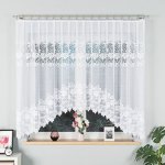 Dekorační oblouková krátká záclona na žabky DEMETRIA 160 bílá 300x160 cm MyBestHome – Hledejceny.cz