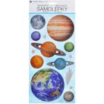 Anděl Samolepící dekorace 15110 40 x 18 cm, hologramové planety – Zboží Dáma