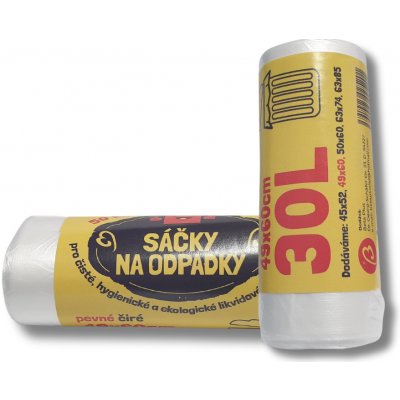 Domstav.CZ Pytle 6µm 30l 50ks transparentní – Zboží Dáma