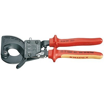 KNIPEX Kleště na kabely s ráčnou 9536250 – Zboží Mobilmania