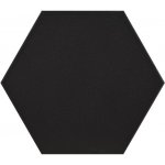 EBS Mayfair 19,8 x 22,8 cm negro hexagon matná 0,8m² – Sleviste.cz