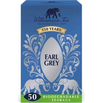 Williamson Tea černý čaj earl grey 50 sáčků 125 g