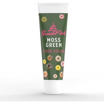 SweetArt gelová barva tuba Moss Green 30 g