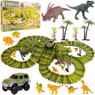 MalPlay Dinosauří mega autodráha 200 dílků – Hledejceny.cz