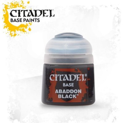 GW Citadel Base Abaddon Black – Zboží Živě