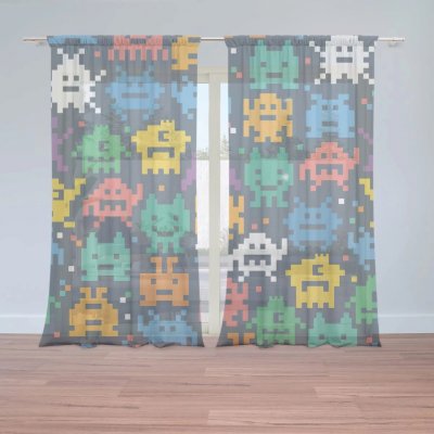 Záclony Videohra 3: 2 ks - 150x250 cm - Sablio – Hledejceny.cz