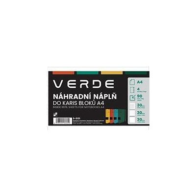 Karton P+P Náhradní náplň do karis VERDE A4 90 listů 5-3131 – Zboží Dáma