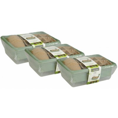 Igotrend SET 3 ks Minipařeniště ochranný poklop na rostliny 20 x 14,5 x 6 cm – Hledejceny.cz