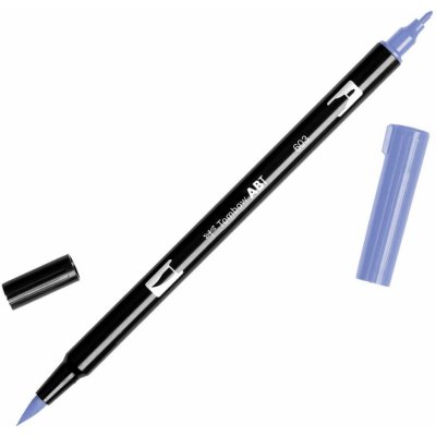 Oboustranný štětcový fix Tombow ABT DUAL - fialová Barva: 603 - Periwinkle – Sleviste.cz