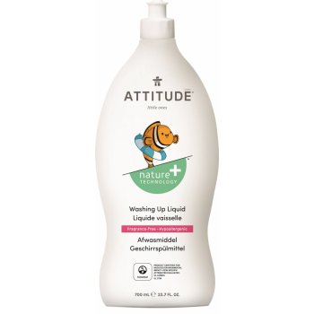 Attitude prostředek na mytí nádobí pro děti bez vůně 700 ml