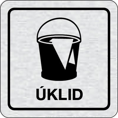 Nalepovací cedulka na dveře - Úklid – Hledejceny.cz