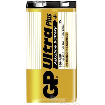 GP Ultra Plus Alkaline 9V 1ks 1017511000