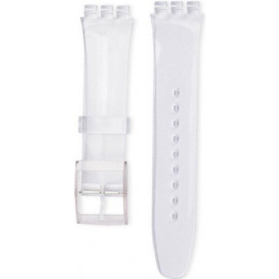 Swatch Silikonový řemínek průhledný – Zboží Dáma