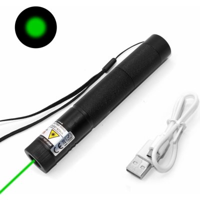 Laserové ukazovátko s integrovanou baterií - Zelené, 100mW 532nm – Zboží Mobilmania