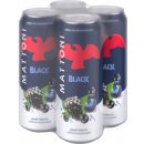 Mattoni Black jemně perlivá s příchutí černých plodů 4 x 500 ml