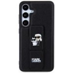 Karl Lagerfeld Saffiano Grip Stand Metal Logo Samsung Galaxy S24 černé – Zboží Živě