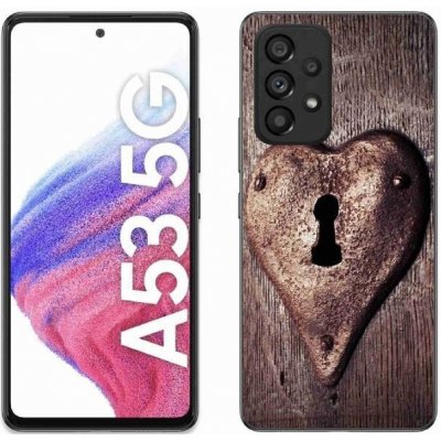 Pouzdro mmCase Gelové Samsung Galaxy A53 5G - zámek ve tvaru srdce – Zbozi.Blesk.cz