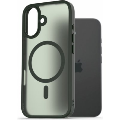 AlzaGuard Matte Case Compatible with Magsafe pro iPhone 16 tmavě zelený AGD-PCMM73DE – Zboží Mobilmania