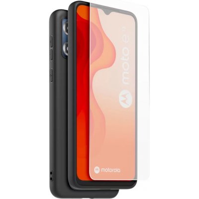 Made for Xiaomi CASR TPU Kryt + Tvrzené Sklo pro Motorola E13 Black CRMTCOQUEPEE13N – Zboží Živě