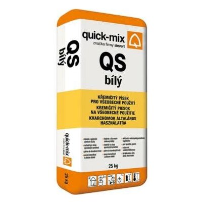 Písek zásypový křemičitý quick mix QS bílý 25 kg – HobbyKompas.cz