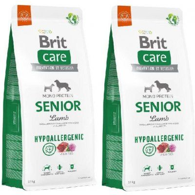 Brit Care Hypoallergenic Senior Lamb 2 x 12 kg – Hledejceny.cz