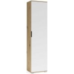 Halmar Předsíňová skříň Walker 50 cm dub artisan bílá – Zboží Dáma