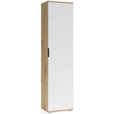 Halmar Předsíňová skříň Walker 50 cm dub artisan bílá – Zboží Dáma