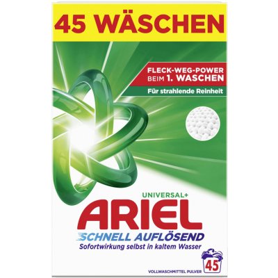 Ariel Schnell Auflösend Universal+ prací prášek 2,475 kg 45 PD – Zboží Dáma