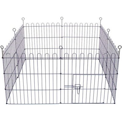 Dog Park Black Lux 8 hran Ohrádka L – 61 x 91 cm