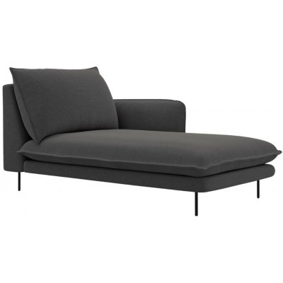 Cosmopolitan Design Vienna čalouněná 170 cm pravá tmavě šedá – Hledejceny.cz