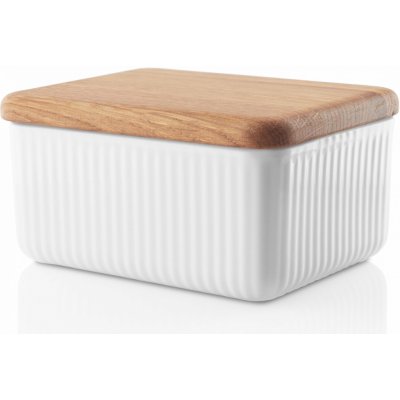 EVA SOLO Máslenka s dubovým víkem Legio Nova - Eva Solo Porcelánová máslenka Legio Nova, bílá barva, porcelán – Zboží Mobilmania