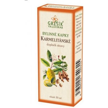 Grešík Karmelitánské bylinné kapky 50 ml