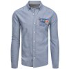 Pánská Košile Dstreet pánská košile modrá DX2284