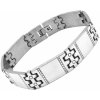 Náramek Steel Jewelry náramek z chirurgické oceli pánský NR230934