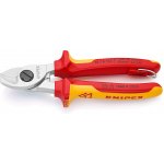 Nůžky na kabely izolované 1000V VDE, Knipex 165mm – Hledejceny.cz