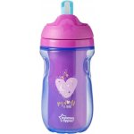 Tommee Tippee netekoucí termohrnek s brčkem Explora tyrkysovo růžová 260 ml – Zboží Dáma